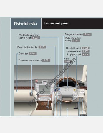 lexus ls 600h 2011-2012 owners manual